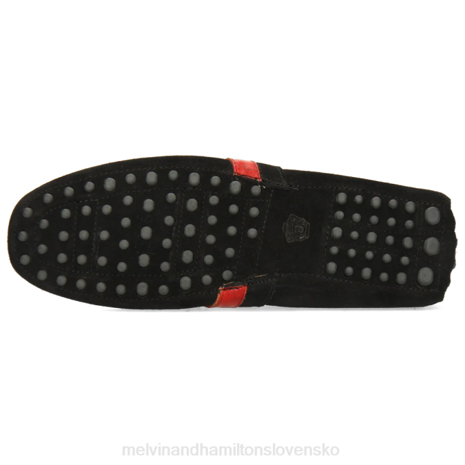 Melvin & Hamilton muži Nelson 6 B0T2313 mokasíny čierna