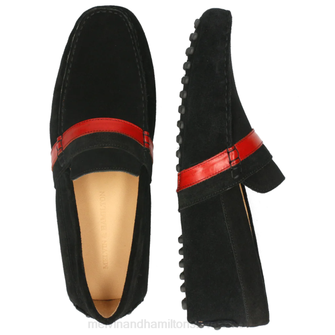 Melvin & Hamilton muži Nelson 6 B0T2313 mokasíny čierna