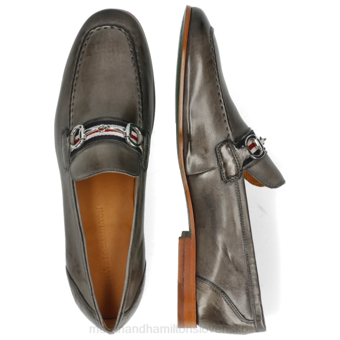 Melvin & Hamilton muži clive 16 B0T2307 mokasíny sivá