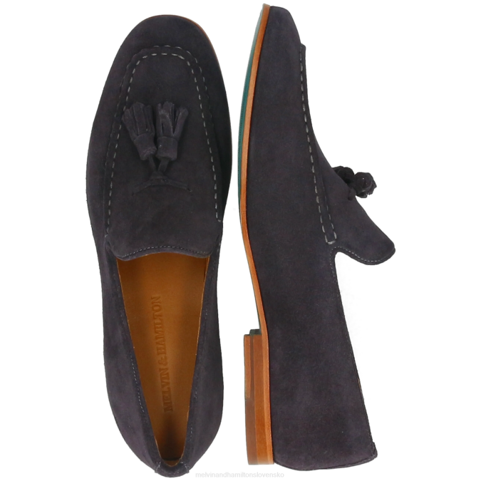 Melvin & Hamilton muži clive 20 B0T2231 mokasíny Modrá
