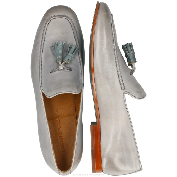 Melvin & Hamilton muži clive 20 B0T2250 mokasíny sivá