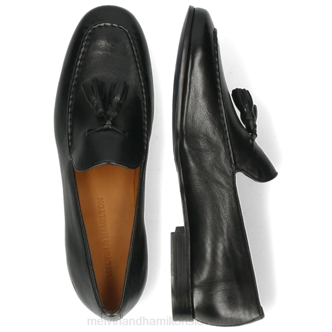 Melvin & Hamilton muži clive 20 B0T2294 mokasíny čierna