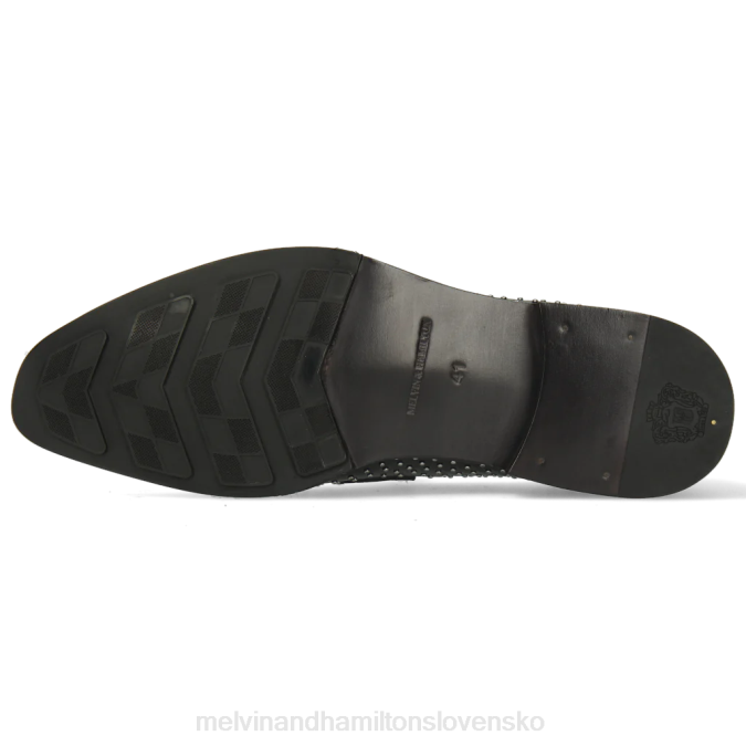Melvin & Hamilton muži gaston 5 B0T2302 mokasíny čierna