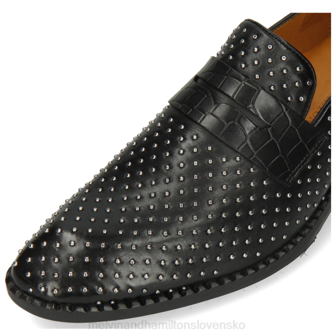 Melvin & Hamilton muži gaston 5 B0T2302 mokasíny čierna