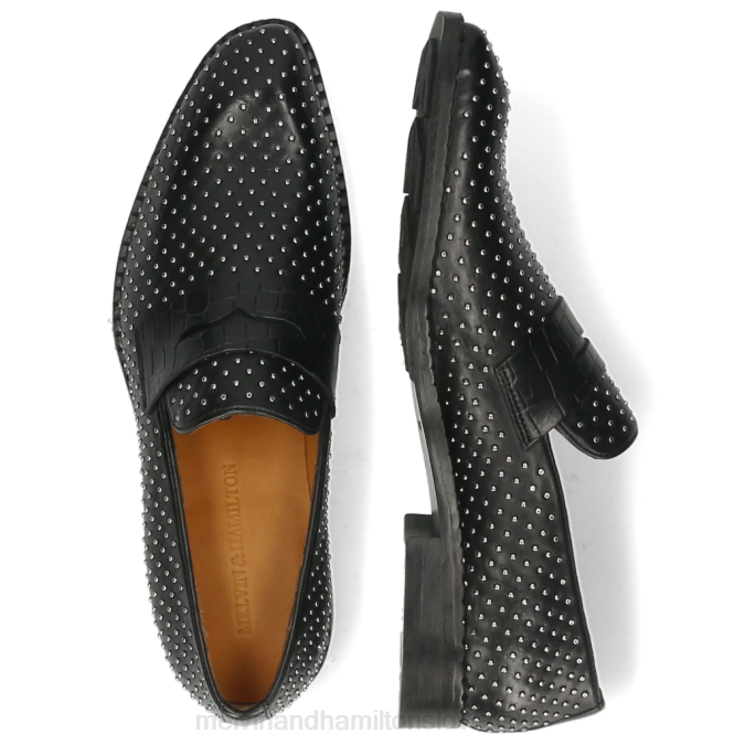 Melvin & Hamilton muži gaston 5 B0T2302 mokasíny čierna