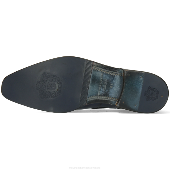 Melvin & Hamilton muži leonardo 1 B0T2296 mokasíny Modrá