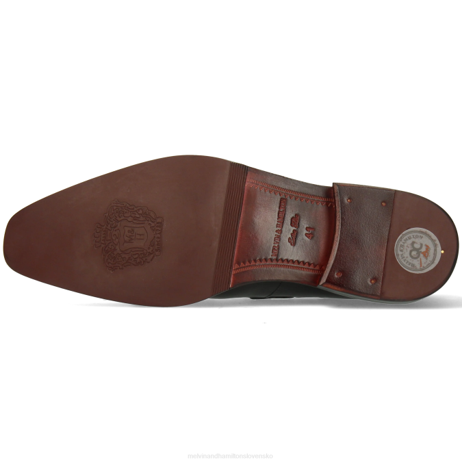 Melvin & Hamilton muži leonardo 1 B0T2297 mokasíny čierna