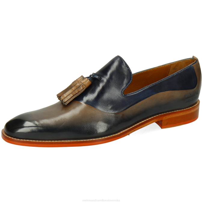 Melvin & Hamilton muži leonardo 24 B0T2244 mokasíny sivá