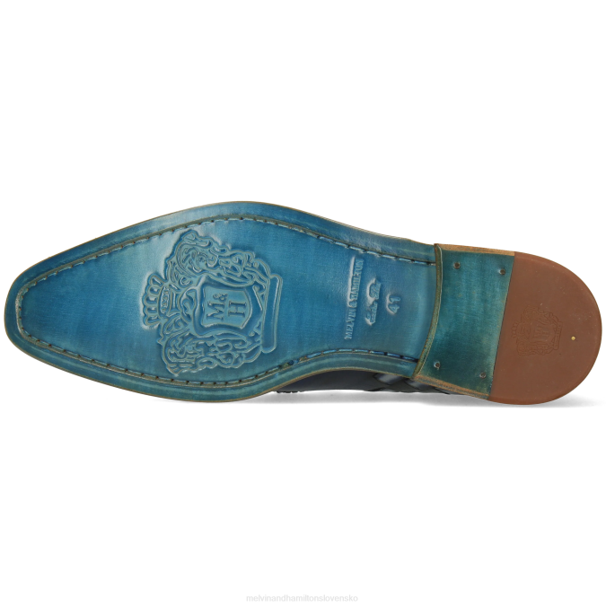 Melvin & Hamilton muži leonardo 32 B0T2301 mokasíny Modrá