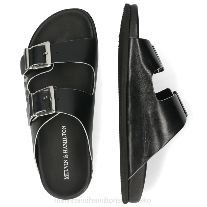 Melvin & Hamilton muži robert 10 B0T2719 muly čierna