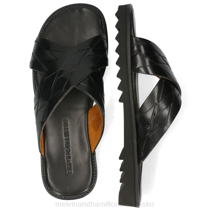 Melvin & Hamilton muži sam 37 B0T2729 muly čierna