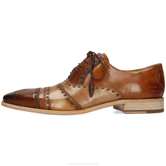 Melvin & Hamilton muži elvis 62 B0T2208 oxfordské topánky hnedá