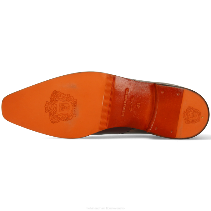 Melvin & Hamilton muži kopija 41 B0T2184 oxfordské topánky červená