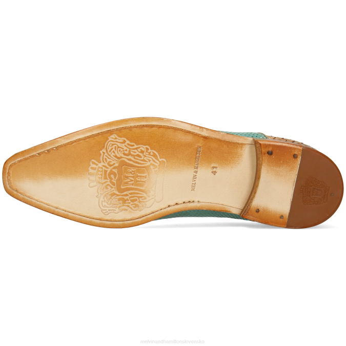 Melvin & Hamilton muži kopija 55 B0T2205 oxfordské topánky tyrkysová