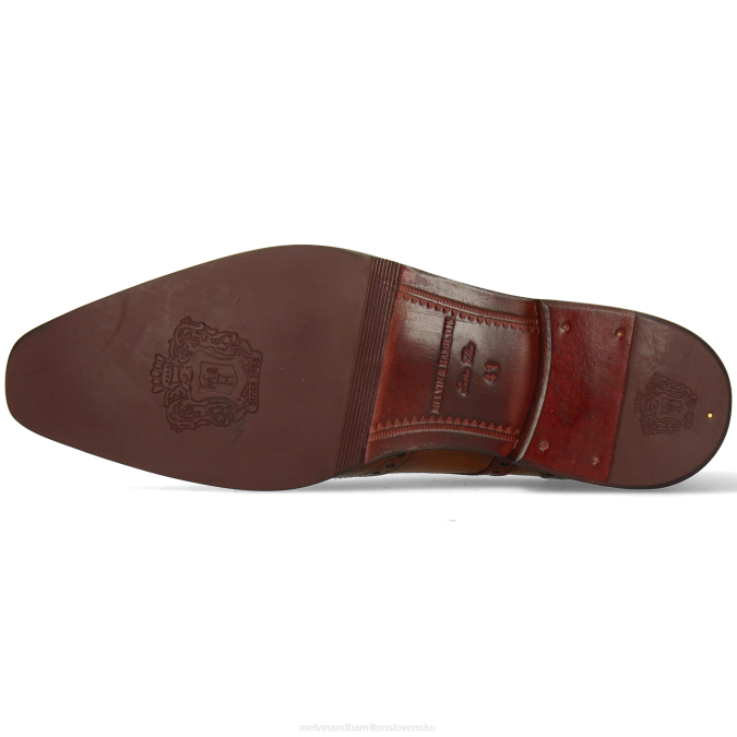Melvin & Hamilton muži leonardo 21 B0T2186 oxfordské topánky hnedá