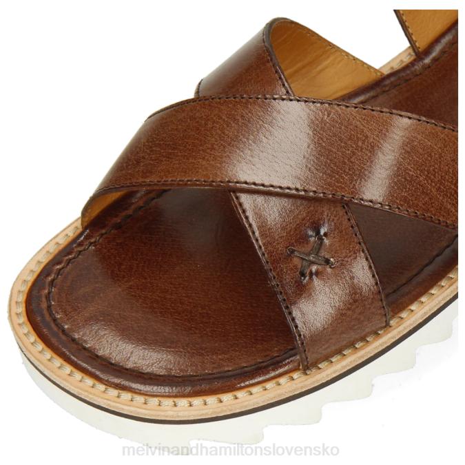 Melvin & Hamilton muži sam 33 B0T2757 sandále hnedá