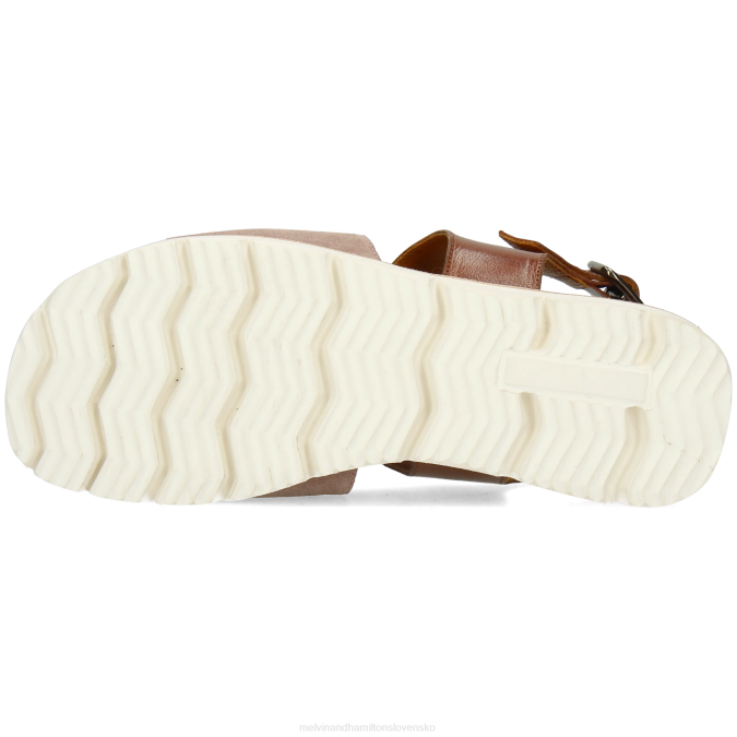 Melvin & Hamilton muži sam 41 B0T2760 sandále hnedá