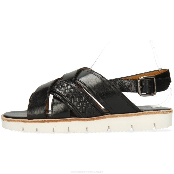 Melvin & Hamilton muži sam 46 B0T2769 sandále čierna