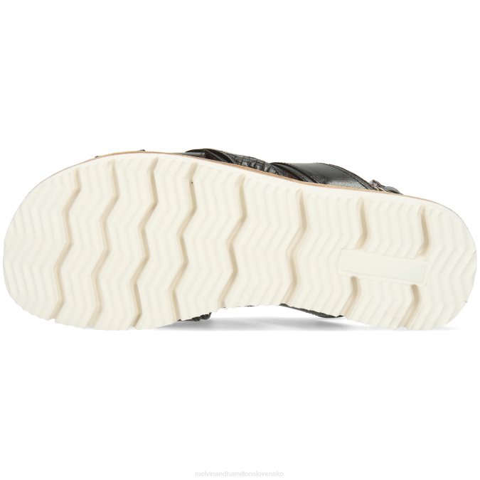 Melvin & Hamilton muži sam 46 B0T2769 sandále čierna