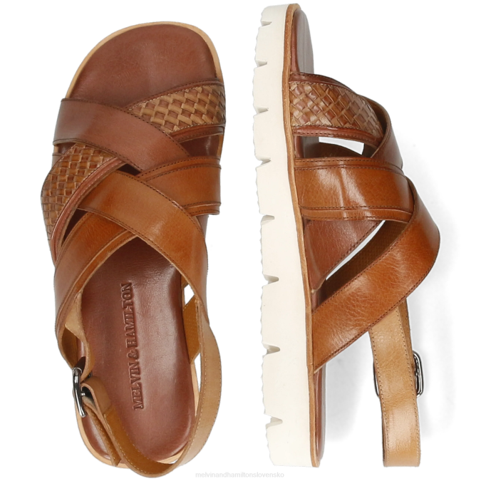 Melvin & Hamilton muži sam 46 B0T2776 sandále hnedá