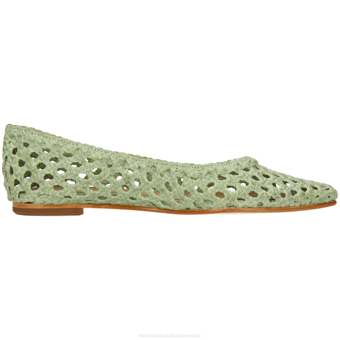 Melvin & Hamilton ženy alexa 16 B0T21959 baletné lodičky zelená