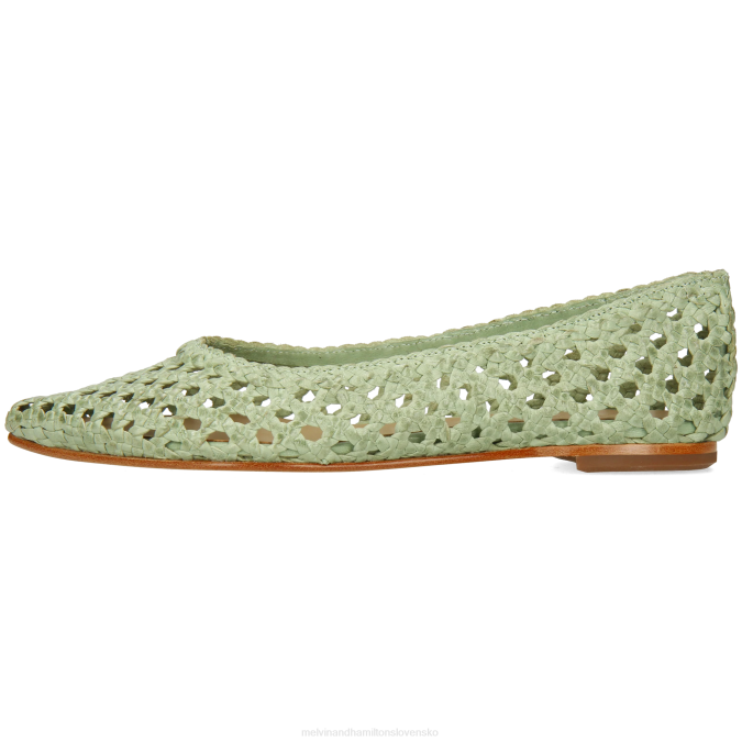 Melvin & Hamilton ženy alexa 16 B0T21959 baletné lodičky zelená