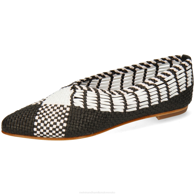 Melvin & Hamilton ženy alexa 40 B0T21970 baletné lodičky čierna