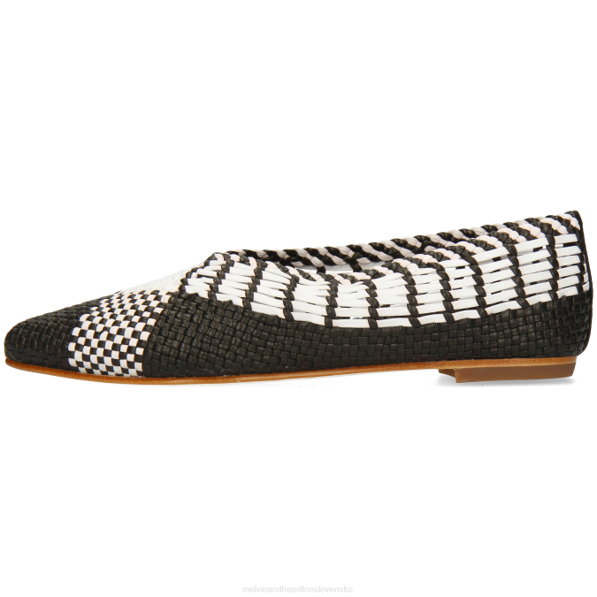 Melvin & Hamilton ženy alexa 40 B0T21970 baletné lodičky čierna