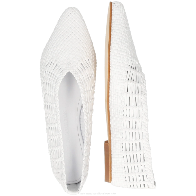 Melvin & Hamilton ženy alexa 40 B0T21976 baletné lodičky biely