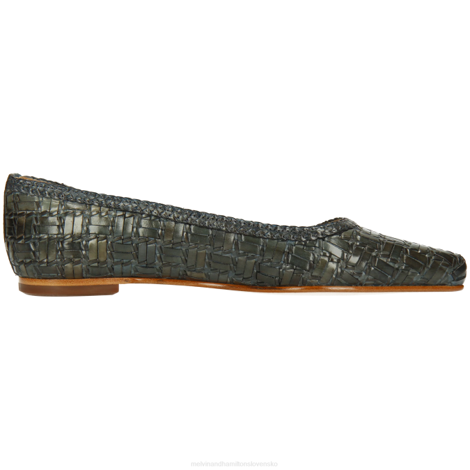 Melvin & Hamilton ženy alexa 45 B0T21954 baletné lodičky kaki