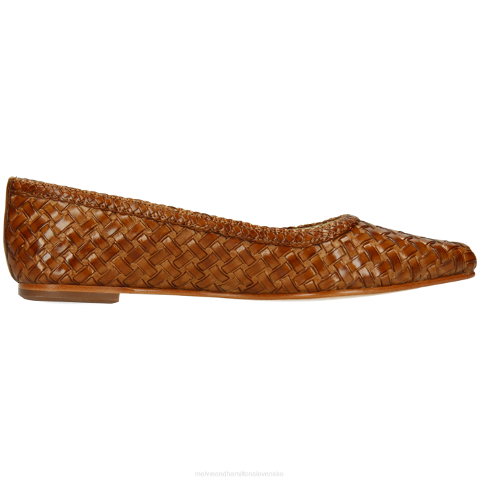 Melvin & Hamilton ženy alexa 46 B0T21964 baletné lodičky hnedá