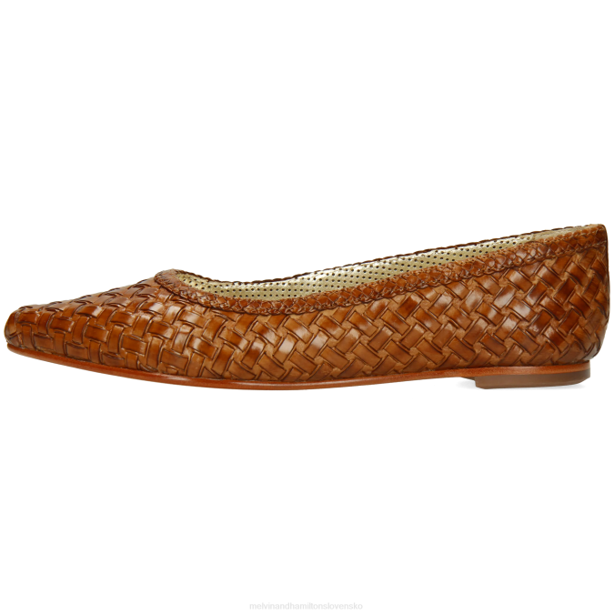 Melvin & Hamilton ženy alexa 46 B0T21964 baletné lodičky hnedá