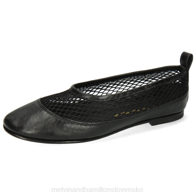 Melvin & Hamilton ženy dúhovka 14 B0T21977 baletné lodičky čierna