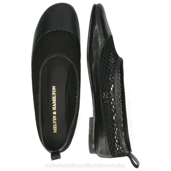 Melvin & Hamilton ženy dúhovka 14 B0T21977 baletné lodičky čierna