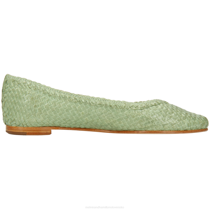Melvin & Hamilton ženy kate 5 B0T21962 baletné lodičky zelená