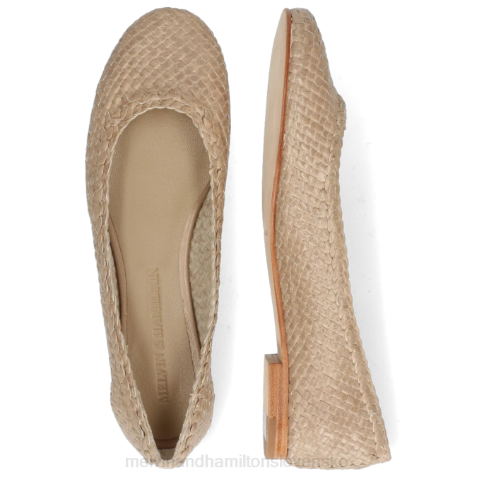 Melvin & Hamilton ženy kate 5 B0T21973 baletné lodičky sivá