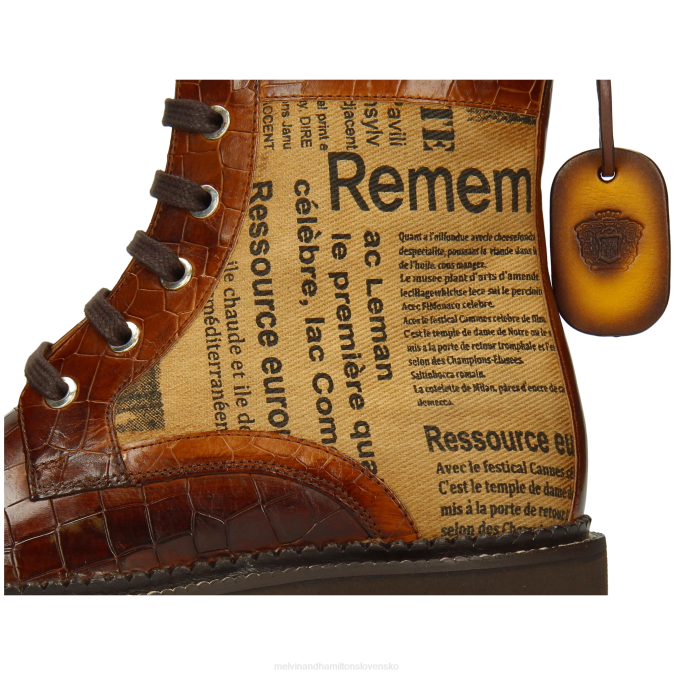 Melvin & Hamilton ženy Mária 7 B0T21180 čižmy hnedá