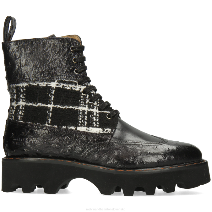 Melvin & Hamilton ženy Megan 38 B0T21187 čižmy čierna