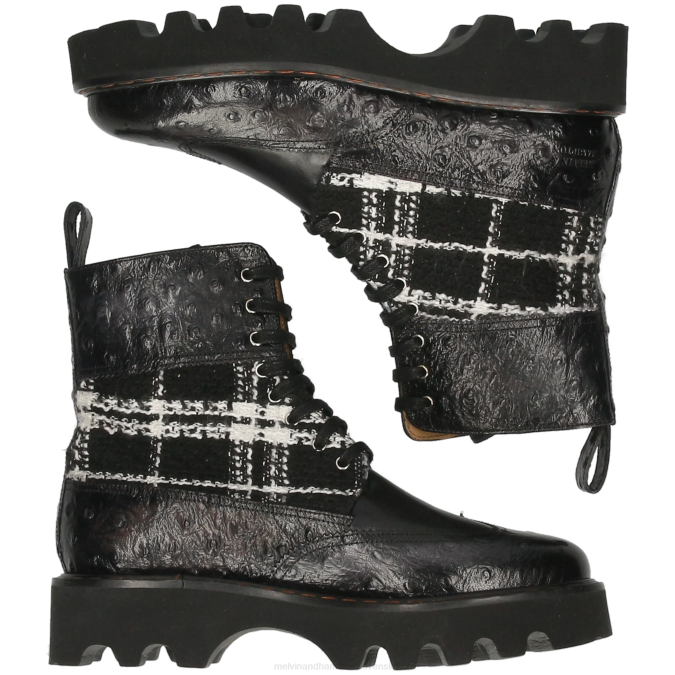 Melvin & Hamilton ženy Megan 38 B0T21187 čižmy čierna