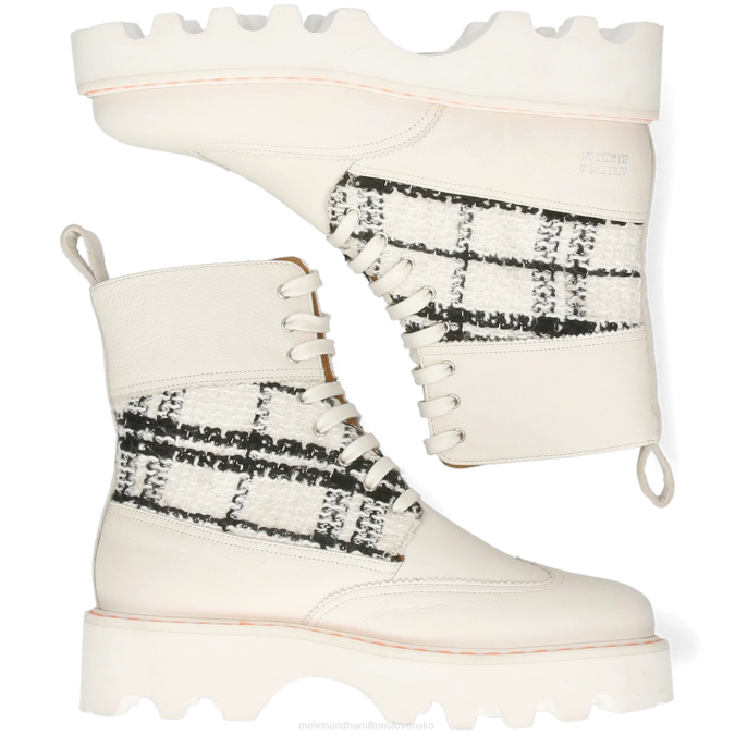 Melvin & Hamilton ženy Megan 38 B0T21214 čižmy biely