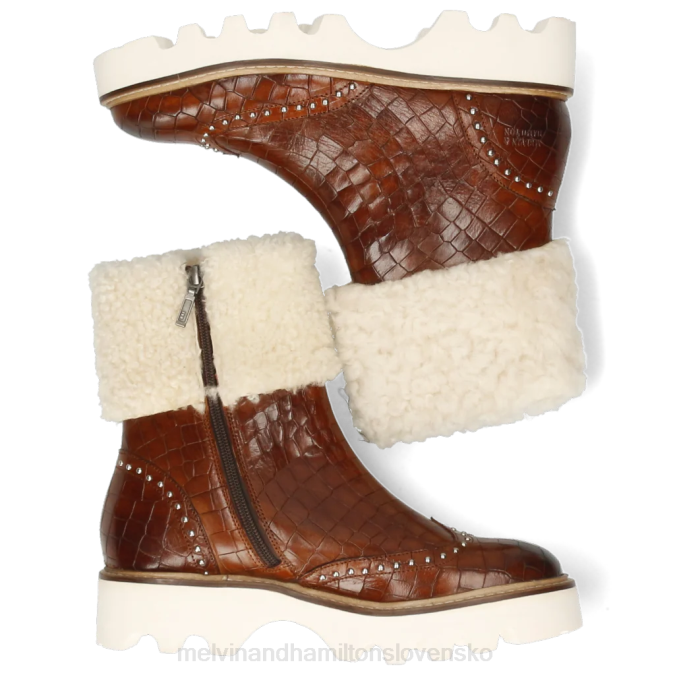 Melvin & Hamilton ženy Sally 143 B0T21213 čižmy hnedá