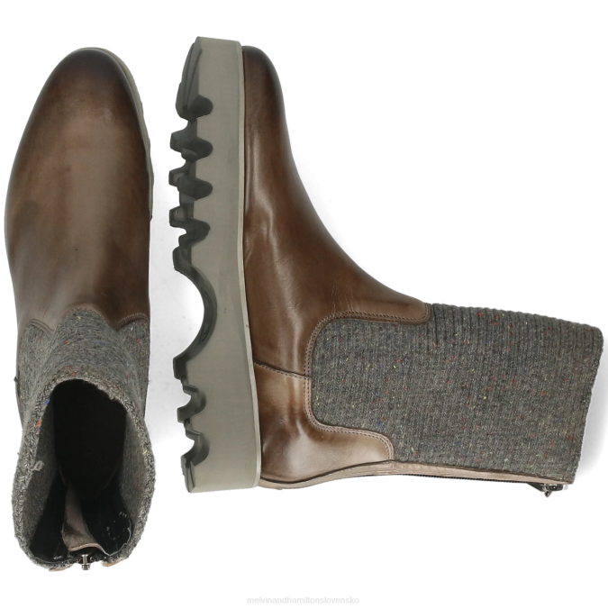 Melvin & Hamilton ženy Zuzana 69 B0T21231 čižmy sivá