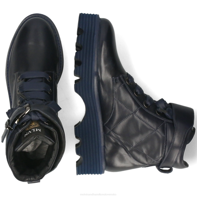 Melvin & Hamilton ženy leonie 11 B0T21253 čižmy Modrá