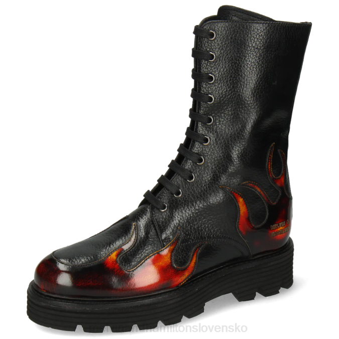 Melvin & Hamilton ženy leonie 19 B0T21150 čižmy čierna