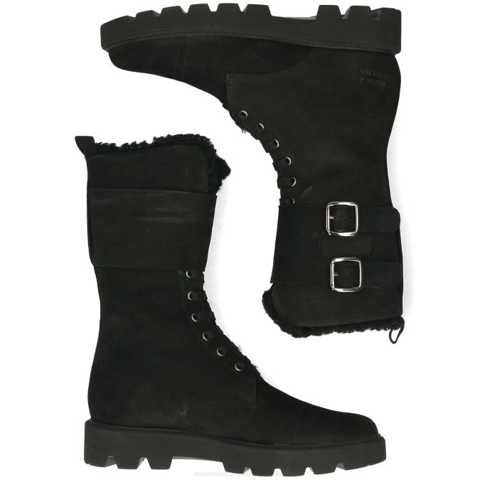 Melvin & Hamilton ženy selina 50 B0T21184 čižmy čierna