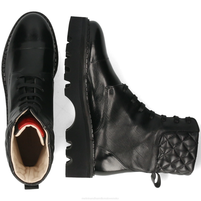 Melvin & Hamilton ženy sybilla 12 B0T21153 čižmy čierna