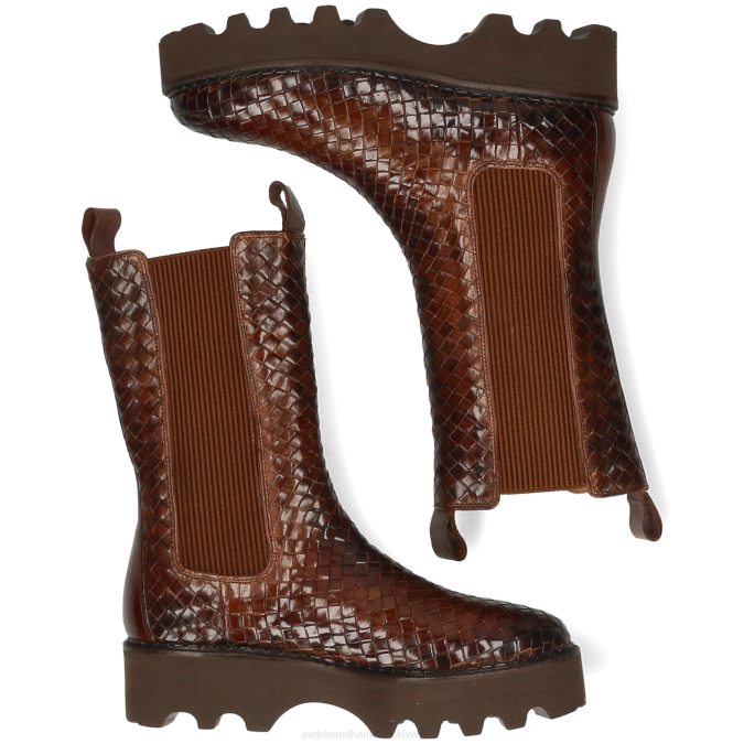 Melvin & Hamilton ženy sybilla 5 B0T21215 čižmy hnedá