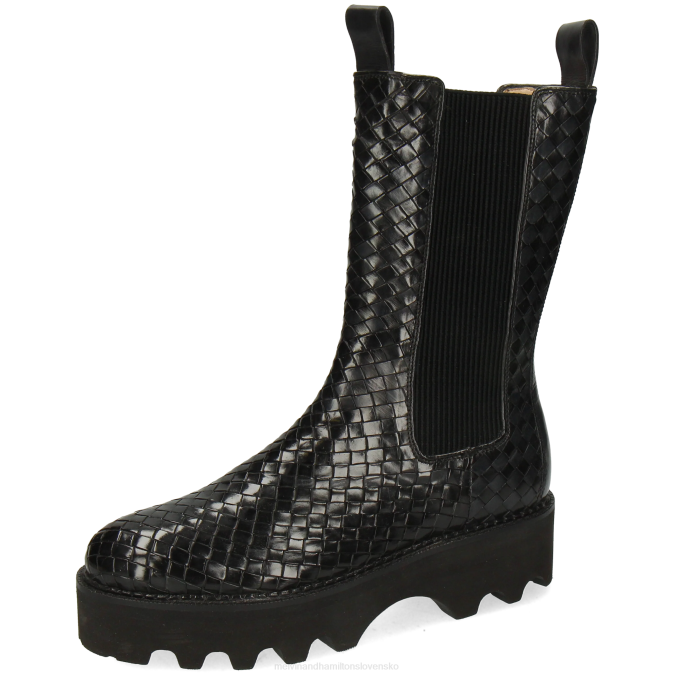 Melvin & Hamilton ženy sybilla 5 B0T21217 čižmy čierna