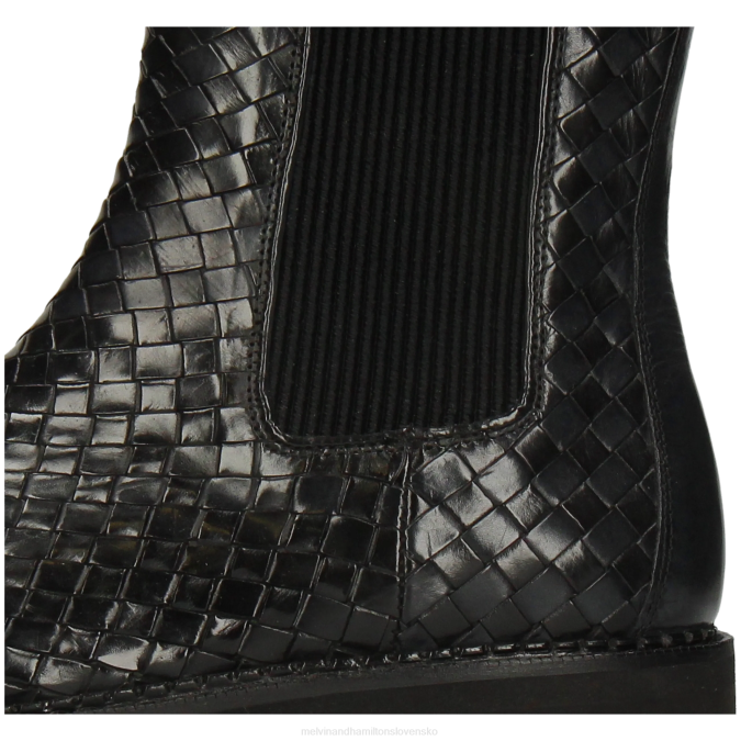 Melvin & Hamilton ženy sybilla 5 B0T21217 čižmy čierna