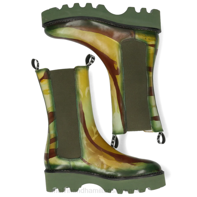 Melvin & Hamilton ženy sybilla 5 B0T21218 čižmy zelená